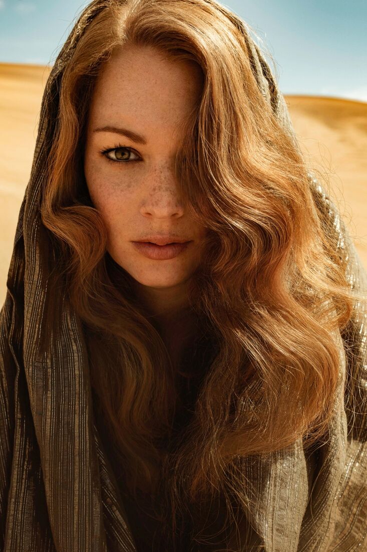 Desert beauty portrait